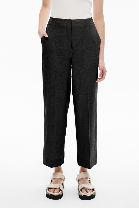 Linen Crop Pant