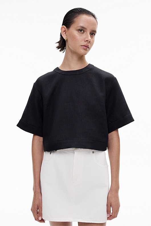 Linen Crop Popover