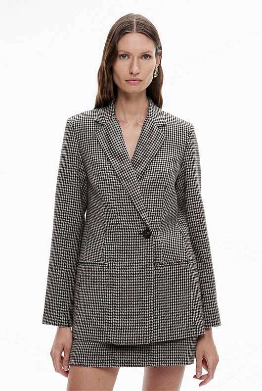 Houndstooth Blazer