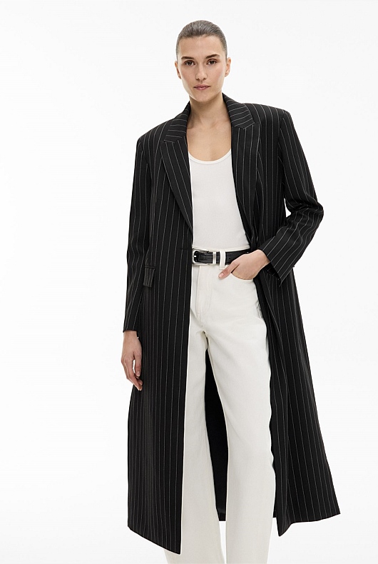 Pinstripe Coat
