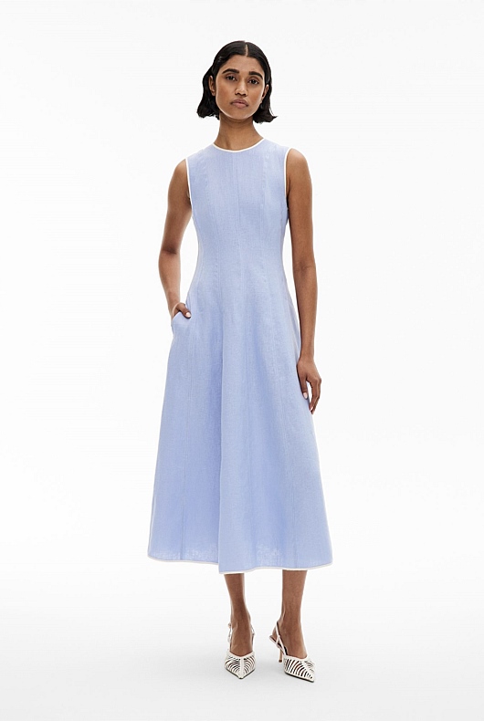 Linen Seam Dress