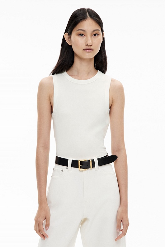 Crew Rib Tank Top