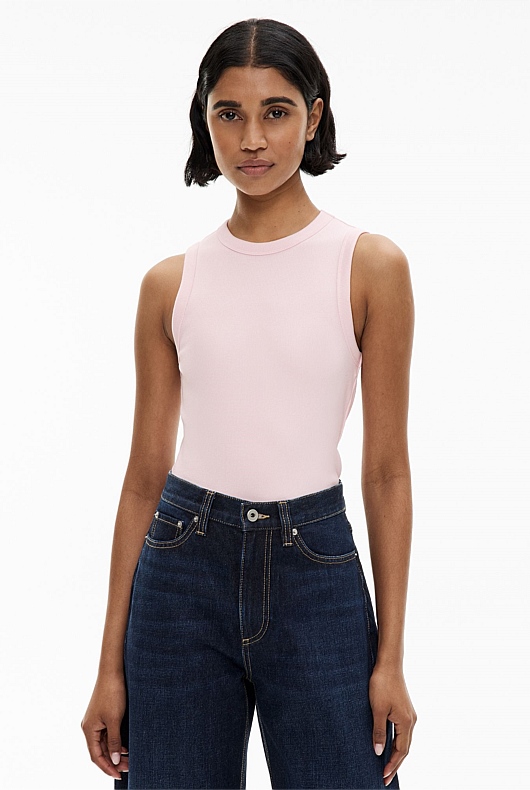 Crew Rib Tank Top