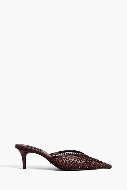 Mindy Mesh Mule Heels