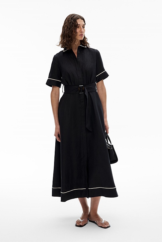 Contrast Maxi Dress