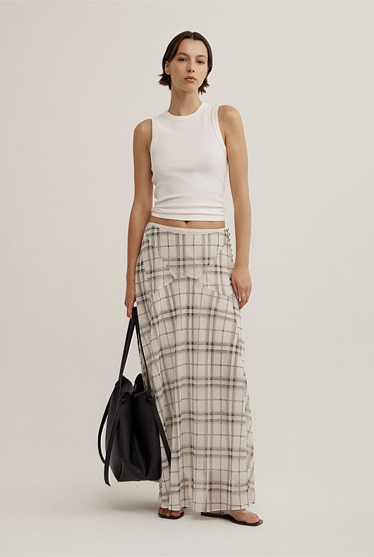 Basque Maxi Skirt Basque Maxi Skirt