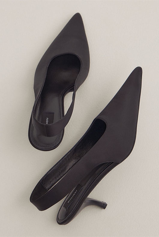 Fleur Satin Heels