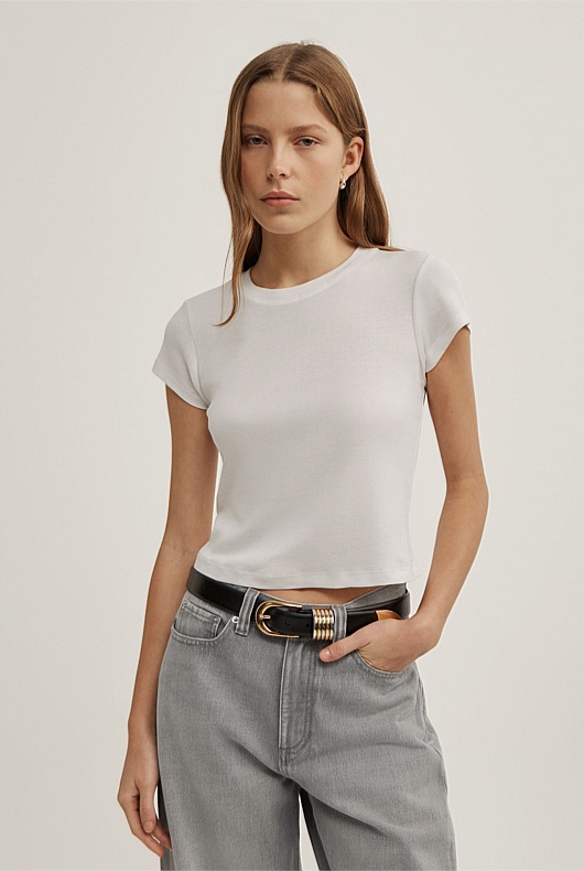 Short Sleeve Fitted T-Shirt