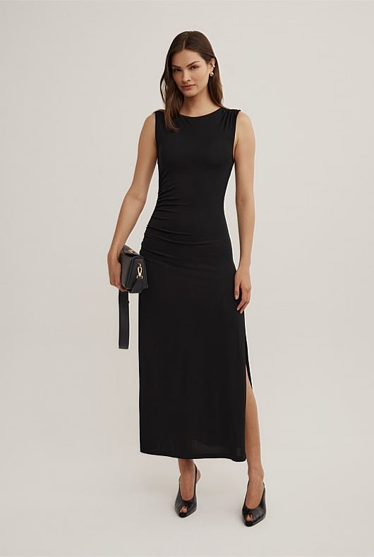 Shoulder Gather Dress