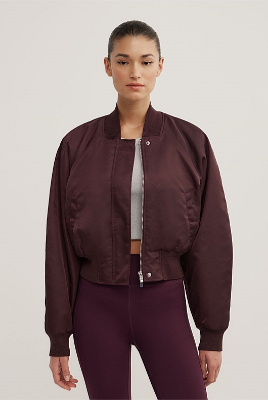 Nylon Bomber Jacket Nylon Bomber Jacket