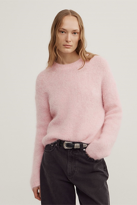 Fluffy Crew Knit