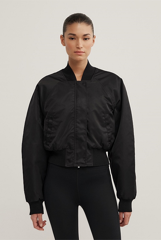 Nylon Bomber Jacket