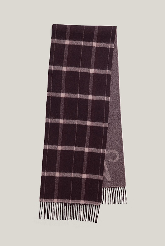 Monogram Check Scarf