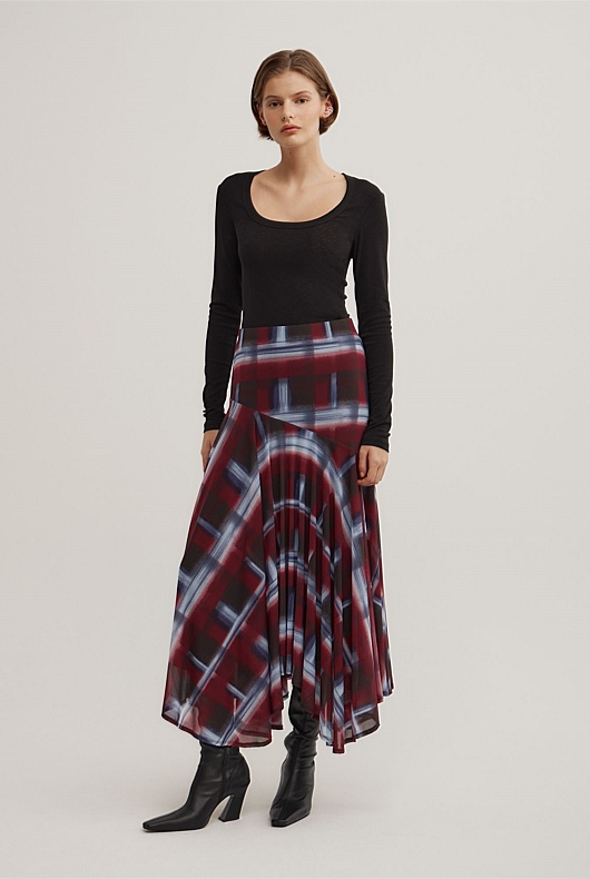 Asymmetric Drape Skirt Asymmetric Drape Skirt