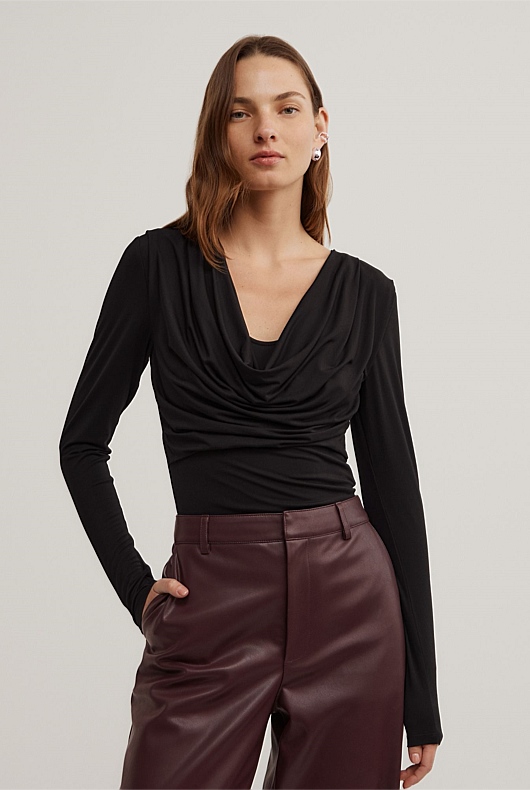 Cowl Neck Top