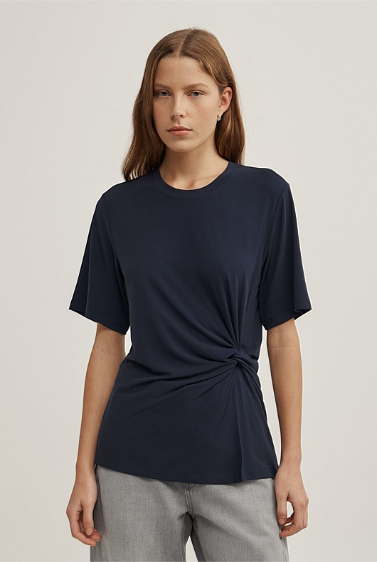 Twist Detail T-Shirt Twist Detail T-Shirt