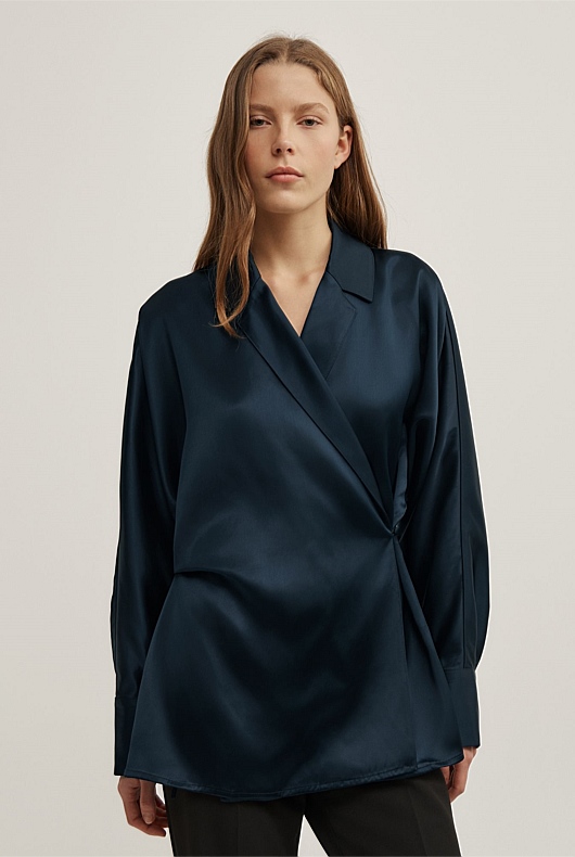Wrap Fluid Shirt