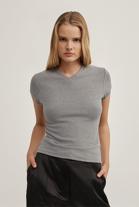 High V-Neck T-Shirt
