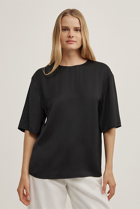 Satin T-Shirt