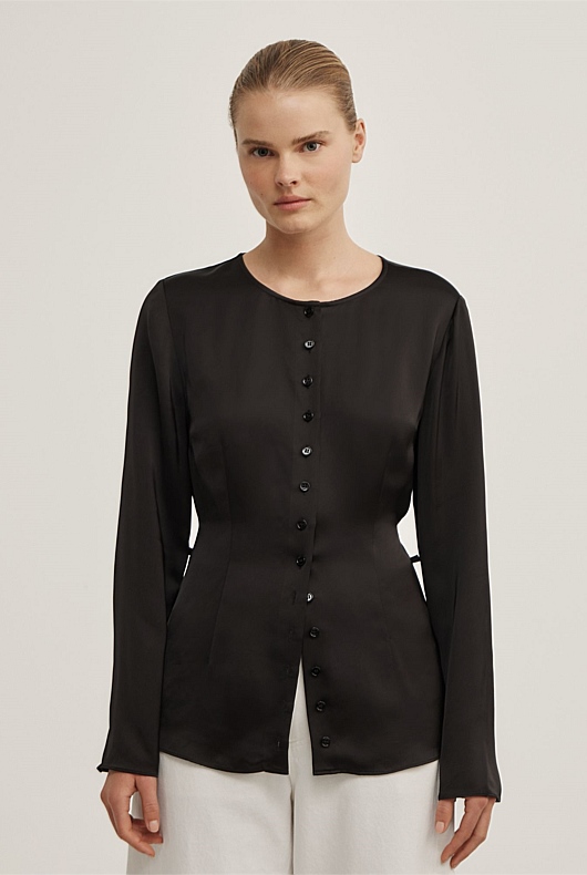Button Through Top