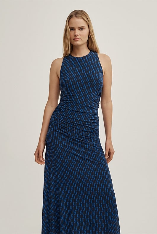 Ruch Crew Neck Mesh Dress