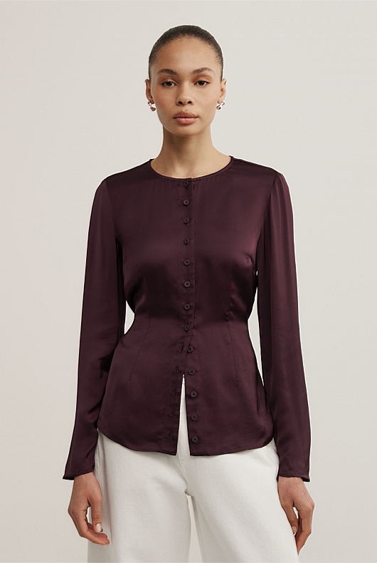 Button Through Top