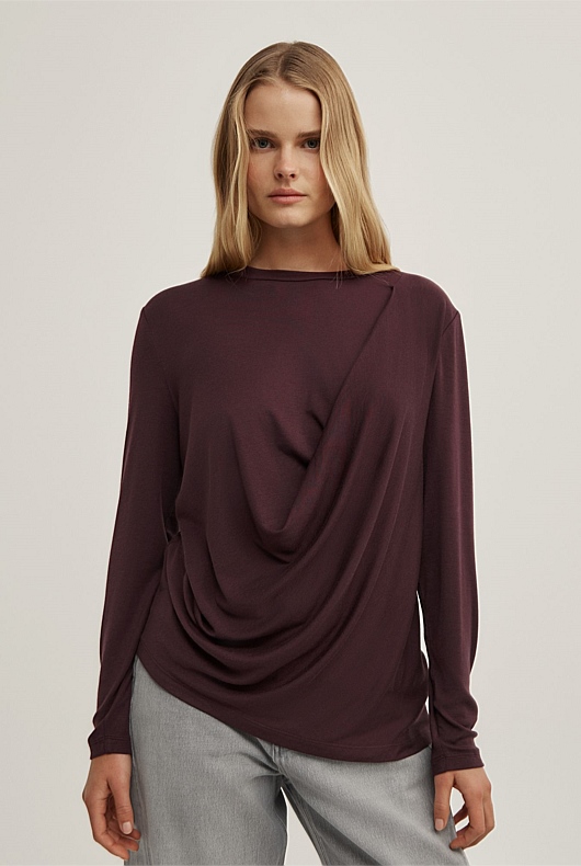 Relaxed Draped Top
