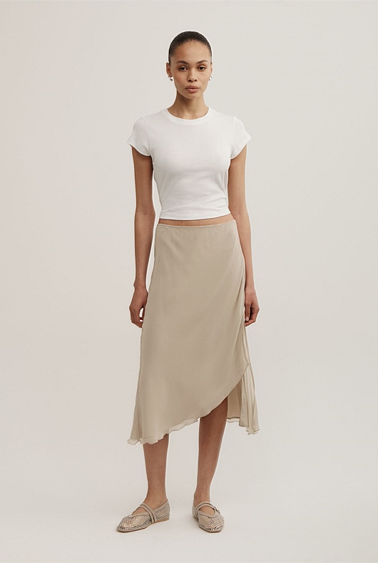 Asymmetric Soft Skirt