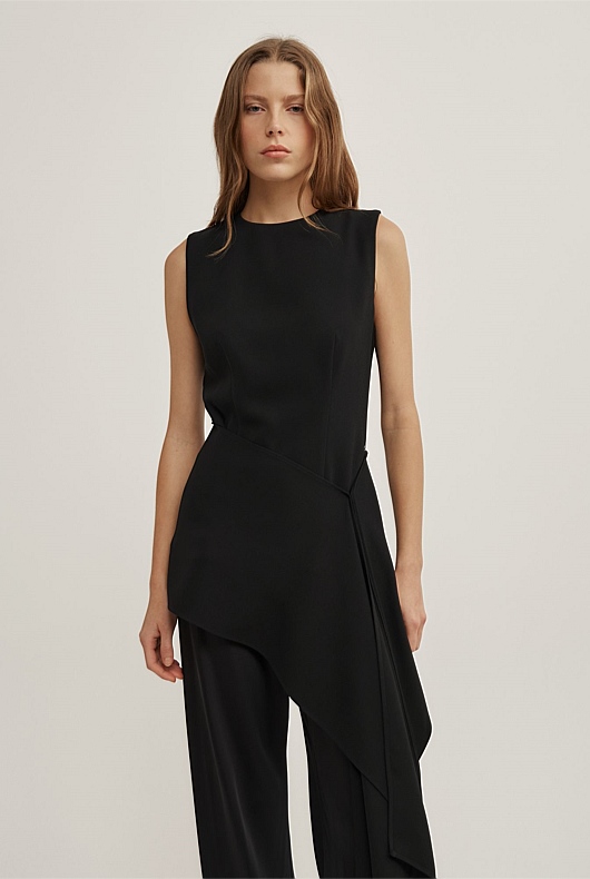 Sash Wrap Top