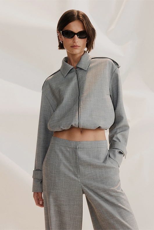 Fluid Bomber Jacket