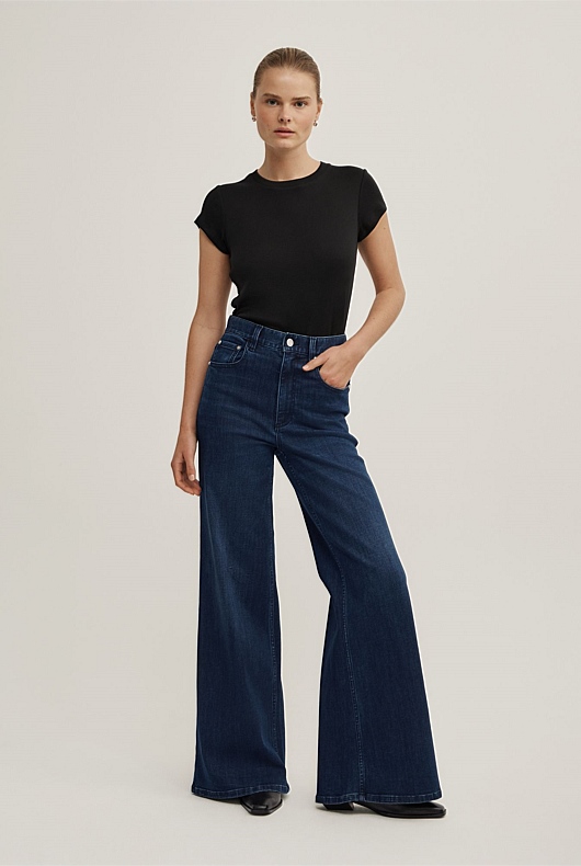 Palazzo Denim Jeans