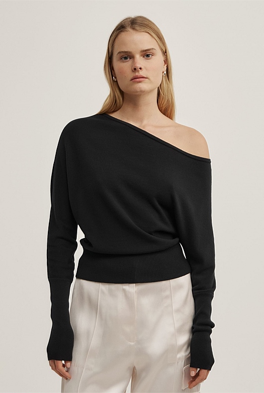 Fine Asymmetric Knit