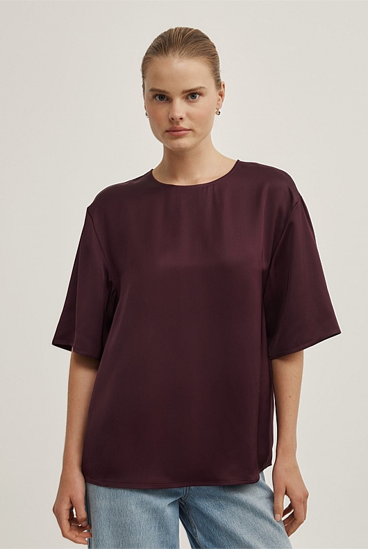 Satin T-Shirt