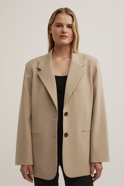 Wrap Front Blazer