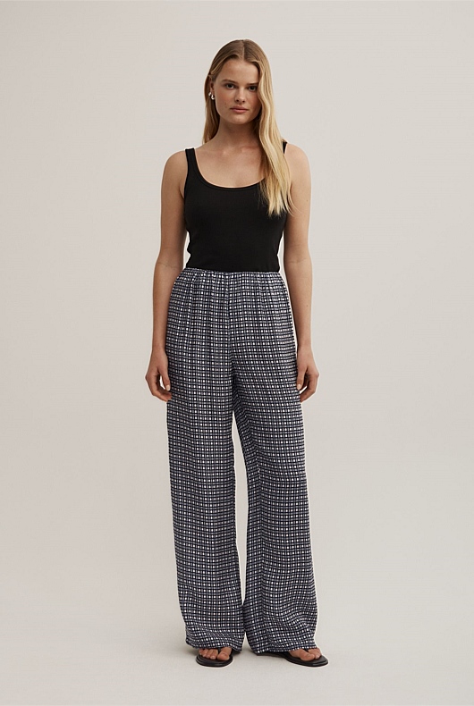 Pull On Cupro Pant