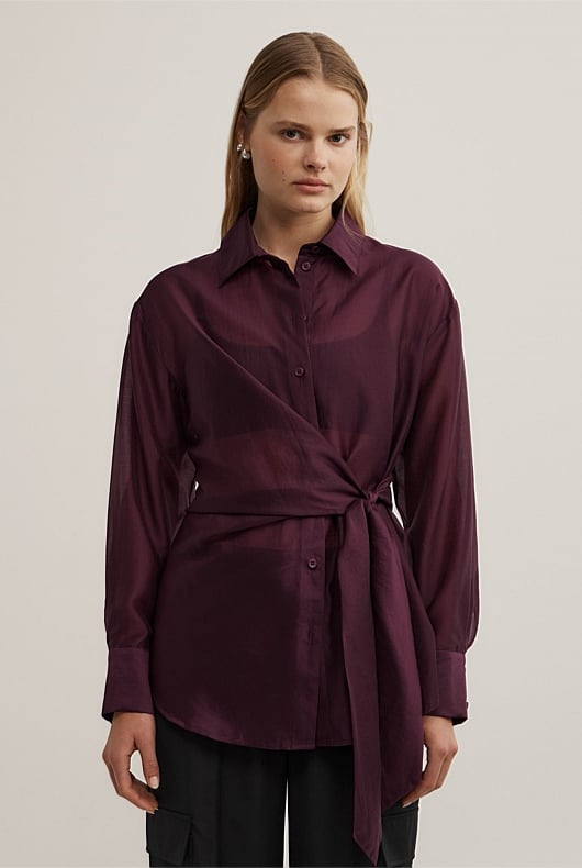 Button Tie Up Shirt