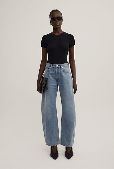 RayéLapinO　pois ポワ 新品 curve denim 36 Amalfi Wash Soft Curve Jeans - Women's Relaxed Leg Jeans | Witchery