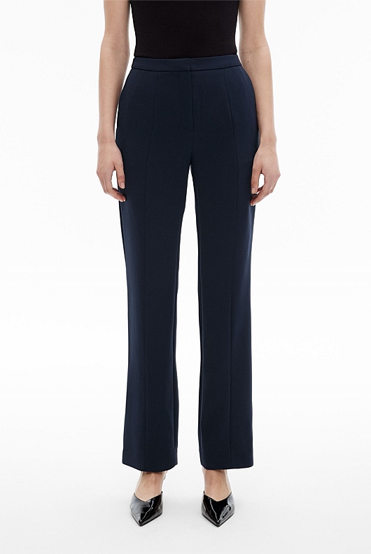 Navy Classic Slim Trouser Women s Dress Pants Witchery