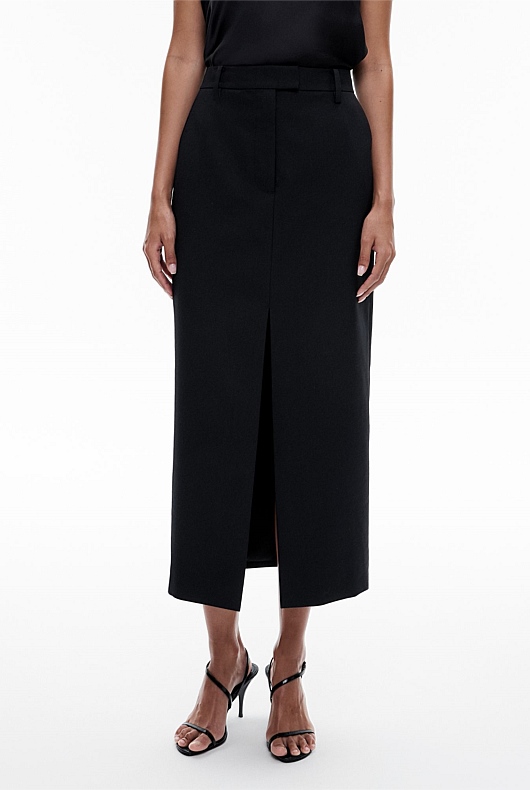 Tailored Midi Skirt