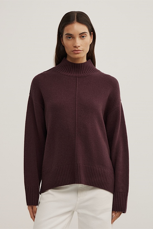 High Neck Knit