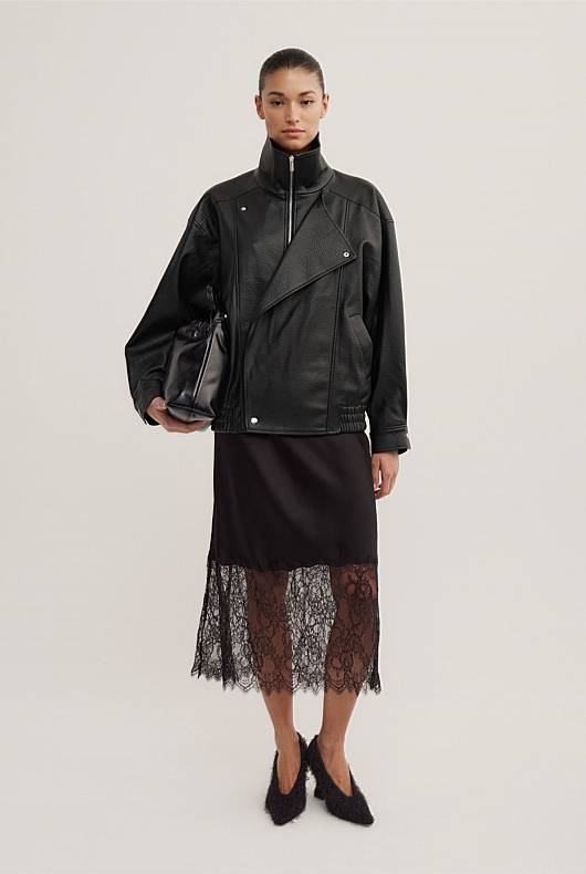 Lace Trim Skirt
