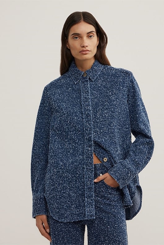 Boucle Denim Shirt