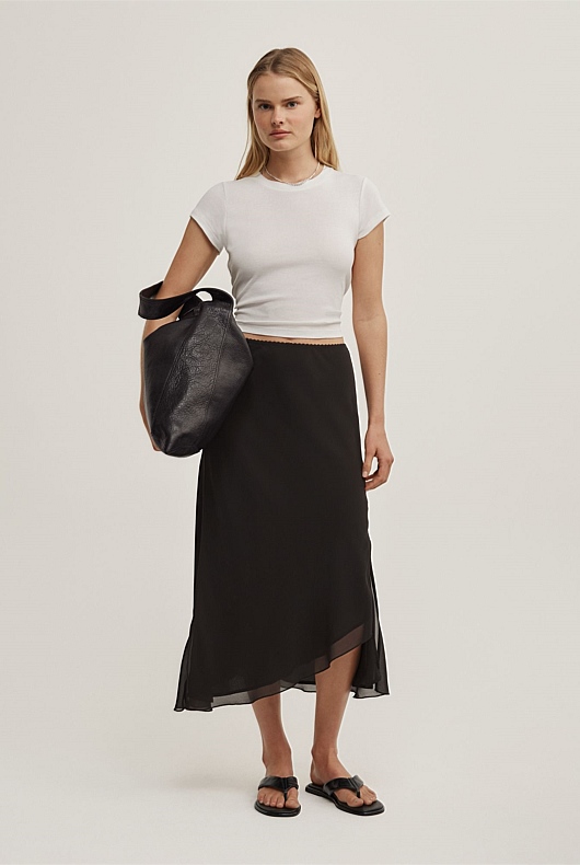 Asymmetric Soft Skirt