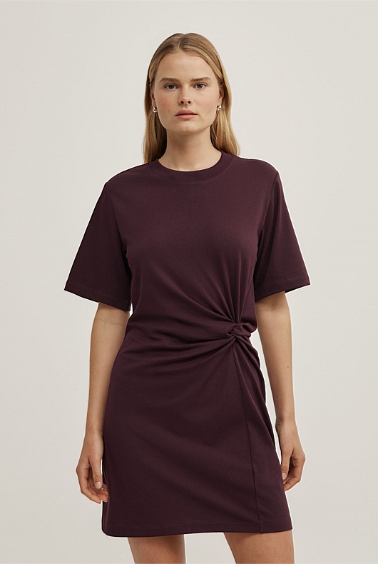 Twist Detail Mini Dress