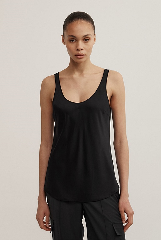 Satin Tank Top