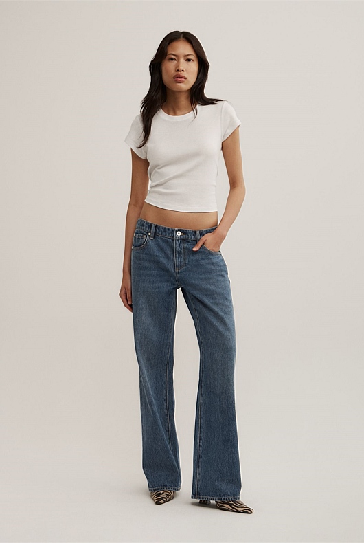 Low Rise Relaxed Jeans