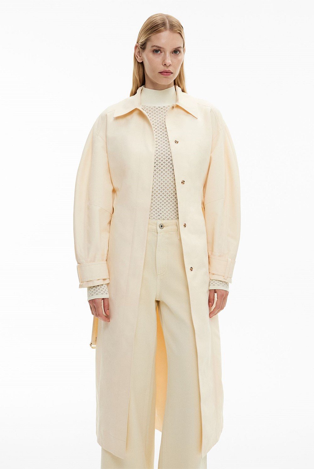 Womens Coats Witchery Coats And Jackets Draped Trench Coat