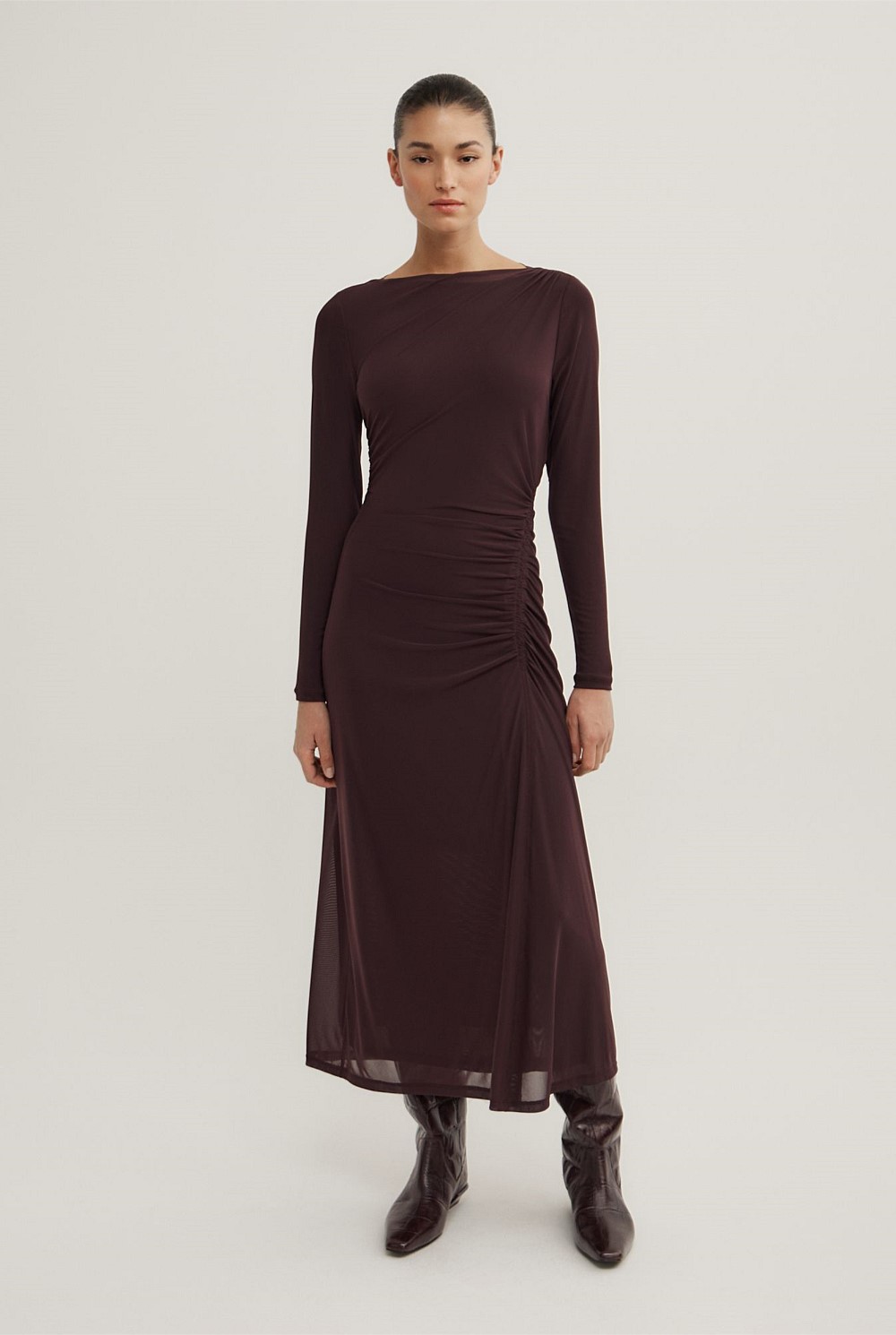 witchery long sleeve dress Black Long Sleeve Off Shoulder Dress - Women's Black Dresses