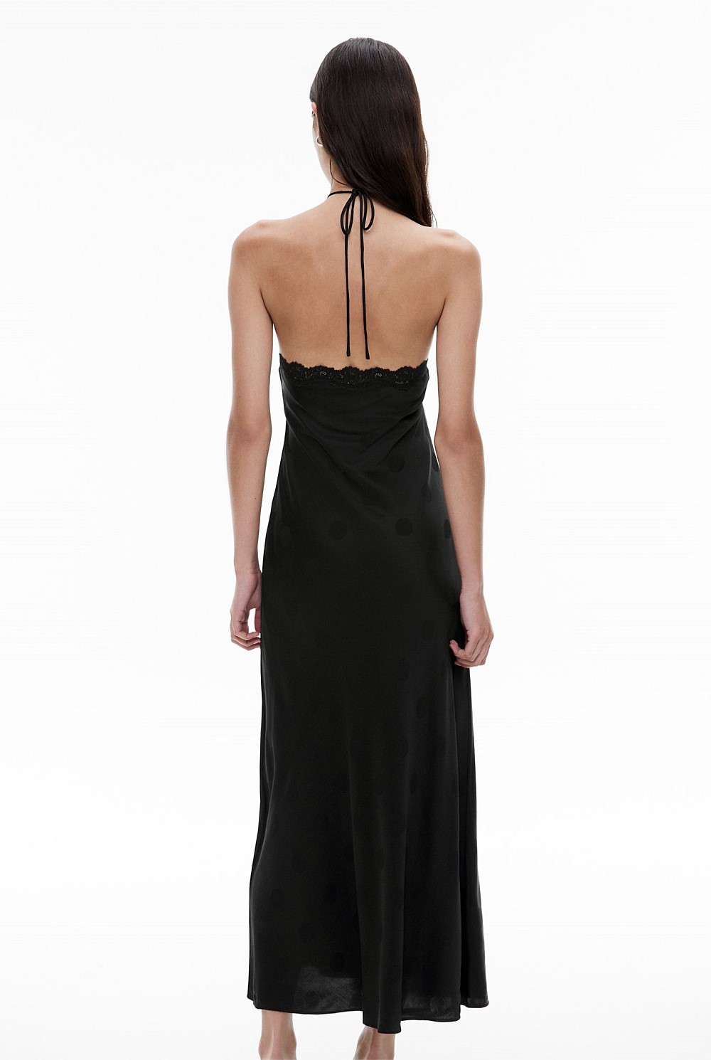 spot halter dress witchery Witchery