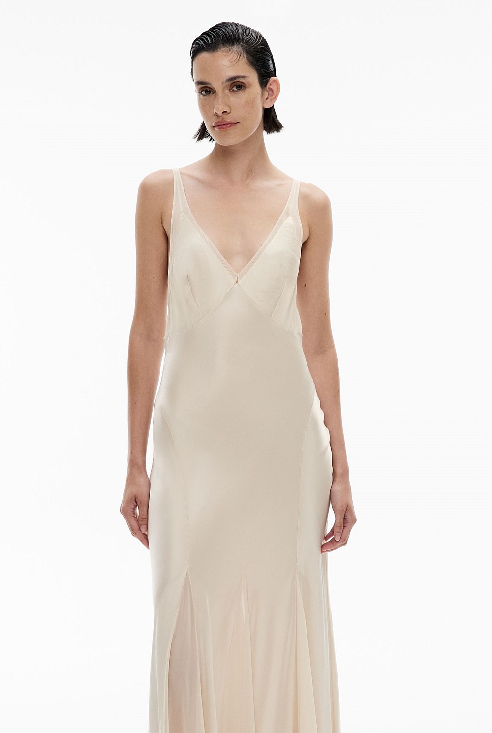 witchery silk dress Witchery Silk Faux Wrap Belted Dress - Women's